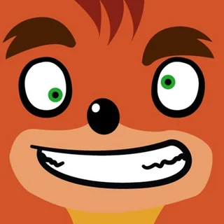 Visage de la chaîne Trash Bandicoot
